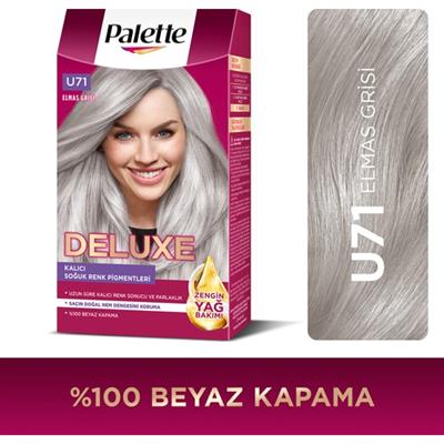Palette Deluxe U71 Buzul Grisi Zengin Yağ Bakımı Kit Saç Boyası Bakım Maskesi