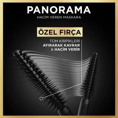 Panorama Hacim Veren Maskara Siyah