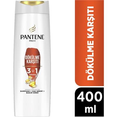 Pantene 3ü 1 Arada Şampuan; Saç Bakım Kremi; Bakım Kürü 400 ml
