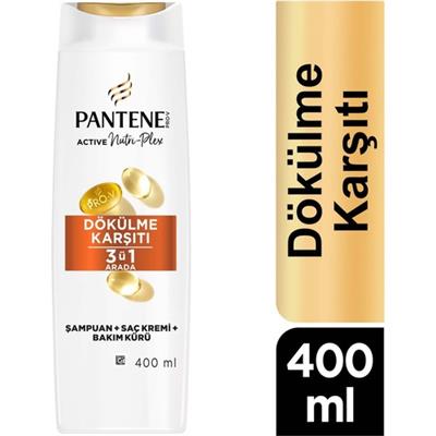 Pantene Dökülme Karsıtı 3ü 1 Arada Şampuan 400Ml