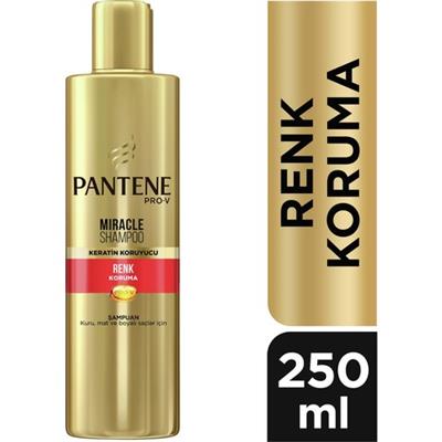 Pantene Miracle Şampuan Renk Koruma Keratin Koruyuculu 250 Ml, Kuru, Mat ve Boyalı Saçlar Için