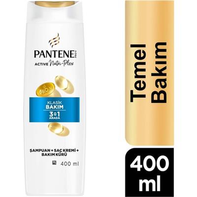 Pantene Temel Bakım 3ü 1 Arada Şampuan 400Ml