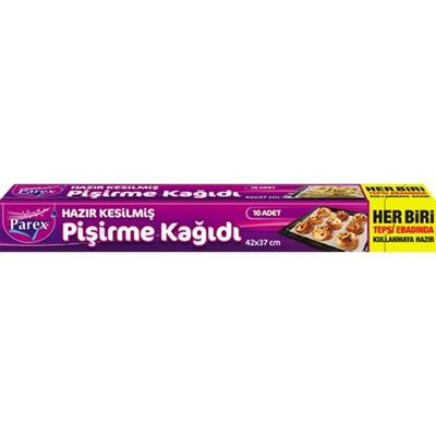 Parex Hazır Kesilmiş Pişirme Kağıdı 10lu