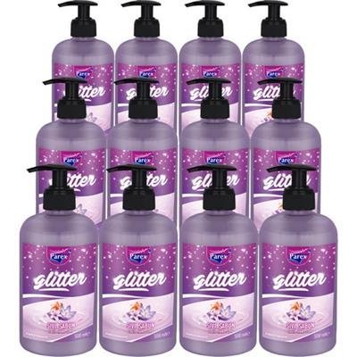 Parex Purple Paradise Glitter Sıvı Sabun 500ML x 12 Adet