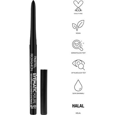 Pastel Eyematic Kajal Waterproof Automatic Eye Pencil 10 - Kajal Suya Dayanıklı Göz Kalemi