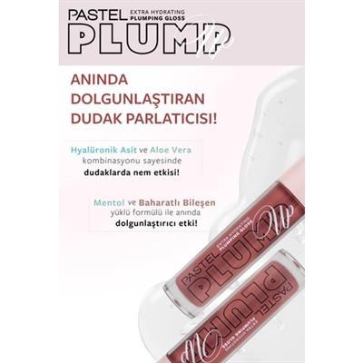 Pastel Plump Up Extra Nemlendirici Dolgunlaştırıcı Parlak Bitiş Dudak Parlatıcısı 212 Rosewood