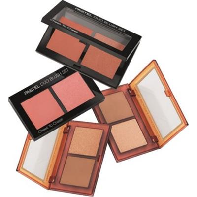 Pastel Profashion İkili Allık Seti 10- Canlı Hot Pink, Doğal Görünüm, Mat ve Işıltılı Seçenekler, Yağsız Formül