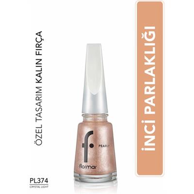 Pearly Yoğun Işıltı Veren Uzun Süre Kalıcı Sedefli Oje (PL374 Crystal Light) 8682536035484
