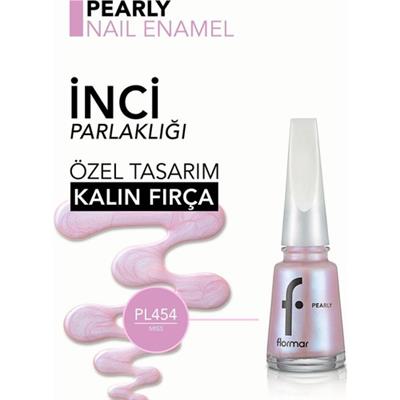 Pearly Yoğun Işıltı Veren Uzun Süre Kalıcı Sedefli Oje (PL454 Miss) 8682536035644