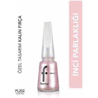 Pearly Yoğun Işıltı Veren Uzun Süre Kalıcı Sedefli Oje (PL202 Satiny Pink) 8682536035439