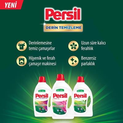 Persil Jel Derin Temiizleme Sıvı Çamaşır Deterjanı Gülün Büyüsü 2470Ml (38 Yıkama)