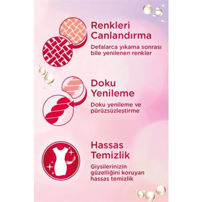 Perwoll Hassas Bakım Sıvı Çamaşır Deterjanı 2L (33 Yıkama) Renkli Yenileme