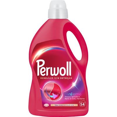Perwoll Renkliler Hassas Bakım Sıvı Çamaşır Deterjanı  2970 ml (54 Yıkama)