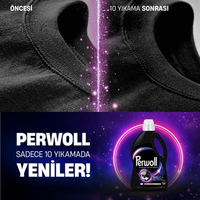 Perwoll Siyahlar & Koyu Renkliler Hassas Bakım  Sıvı Çamaşır Deterjanı 2970 ml (54 Yıkama)