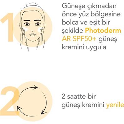 Photoderm AR SPF50+ Yüksek Korumalı Renkli Yüz Güneş Kremi 30 ml