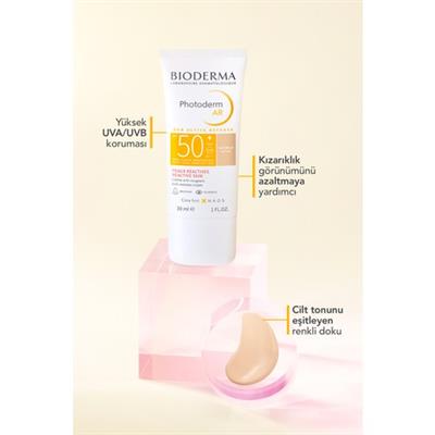 Photoderm AR SPF50+ Yüksek Korumalı Renkli Yüz Güneş Kremi 30 ml