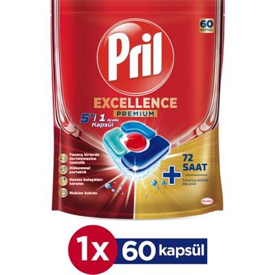 Pril Excellence Premium 5i 1 Arada 60 Kapsül