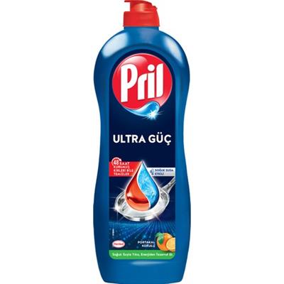 Pril Ultra Güç Sıvı Bulaşık Deterjanı Adana Portakalı 675 ml Hijyen Soğuk Suda Etkili