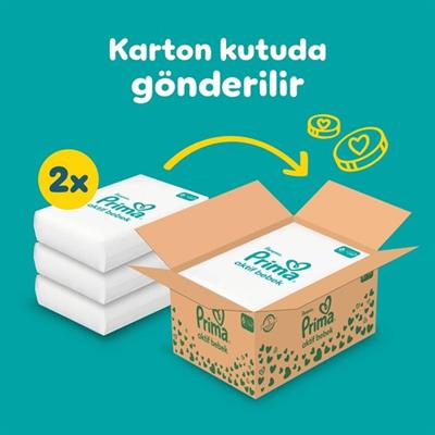 Prima Aktif Bebek, Bebek Bezi 6 Numara, 102 adet