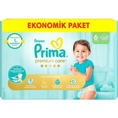 Prima Bebek Bezi Premium Care 6 Numara 35 Adet Ekonomik Paket