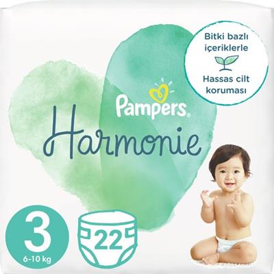 Prima Harmonie Bebek Bezi 3 Beden 22 Adet
