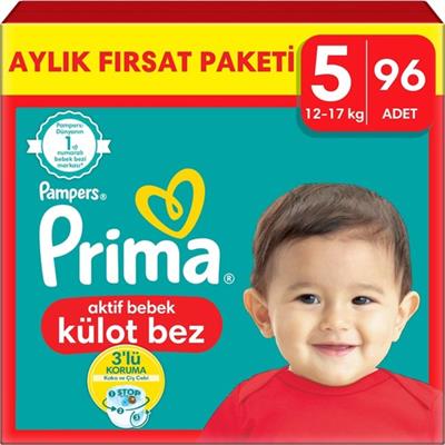 Prima Külot Bebek Bezi 5 Beden 96 Adet