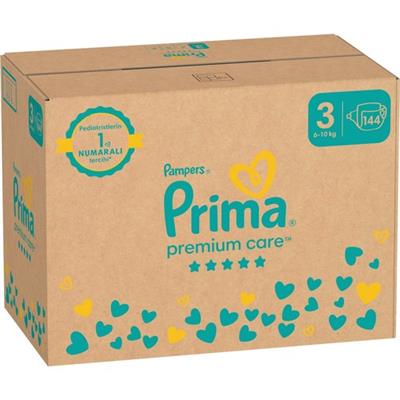 Prima Premium Care Bebek Bezi 3 Numara 144 Adet Aylık Fırsat Paketi