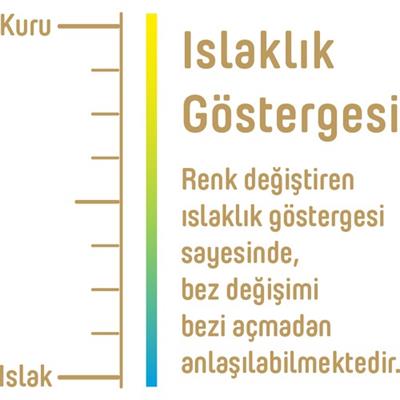 Pure Baby Organik Pamuklu Cırtlı Bez Tekli Paket 2 Numara Mini 68 Adet