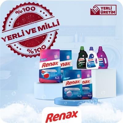 Renax Matik Beyaz & Renkliler Toz Çamaşır Deterjanı 8 Kg