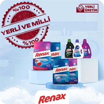 RENAX Renkliler Toz Çamaşır Deterjanı 8 kg