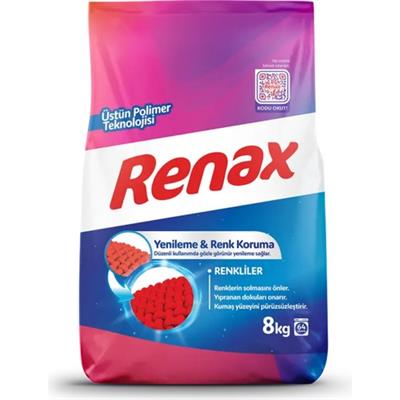 RENAX Renkliler Toz Çamaşır Deterjanı 8 kg