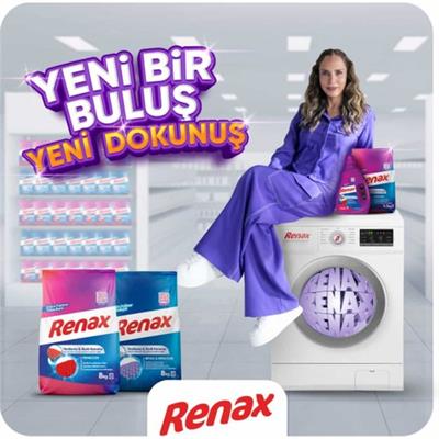 RENAX Renkliler Toz Çamaşır Deterjanı 8 kg
