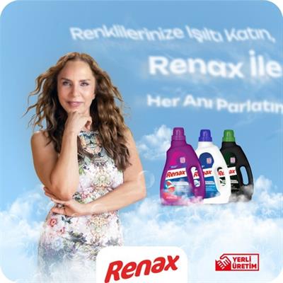 Renax Sıvı Çamaşır Deterjanı Beyaz ve Renkliler 2520 ml