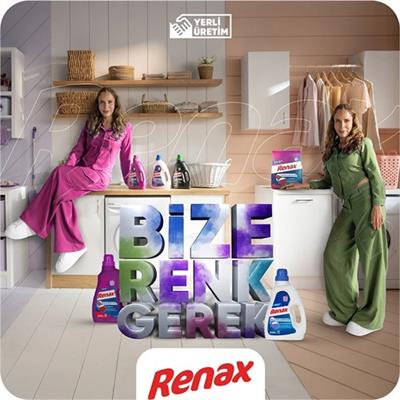 Renax Sıvı Çamaşır Deterjanı Beyaz ve Renkliler 2520 ml