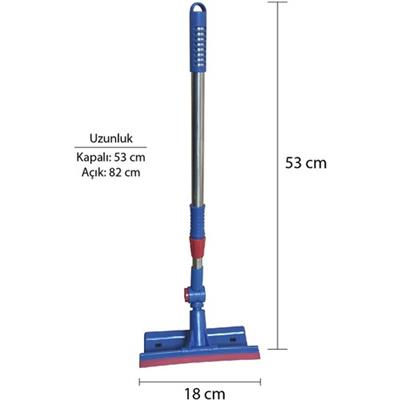 Repla Home Alp-A2 Oynar Başlıklı Çekçekli Teleskopik Cam Silme Aparatı