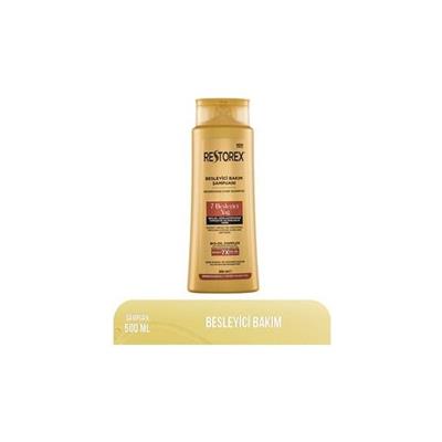 Restorex 7 Besleyici Yağ ile Parlaklık ve Yumuşaklık Veren Besleyici Bakım Şampuanı 500 ml, Bitki Özlü ve Paraben İçermez