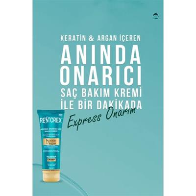 Restorex Saç Bakım Kremi 250 ml Keratin ve Arganlı Kırılma Karşıtı Yumuşatıcı Günlük Kullanım