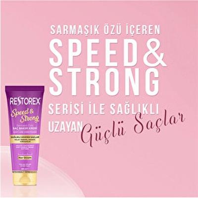 Restorex Speed & Strong Saç Kremi 250 ml Günlük Kullanım için Sağlıklı ve Hızla Uzayan Saçlar
