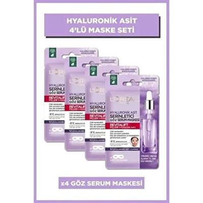 Revitalift Filler Serinletici Göz Serum Maskesi 4lü Set