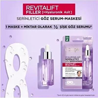 Revitalift Filler Serinletici Göz Serum Maskesi 4lü Set