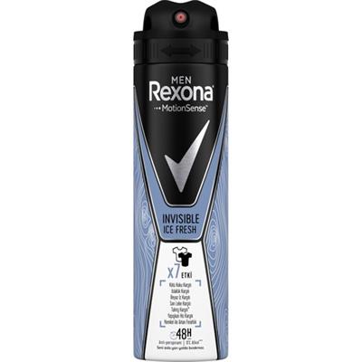 Rexona  Anti-Perspirant Sprey Deodorant Erkek  Invisible Ice Fresh Ter Kokusuna Karşı  150 ML