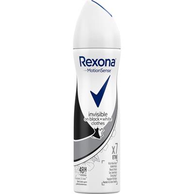 Rexona  Anti-Perspirant Sprey Deodorant Kadın Invisible Black White Ter Kokusuna Karşı  150 ML