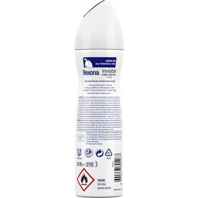 Rexona Invisible Pure Kadın Sprey Deodorant 150 ml