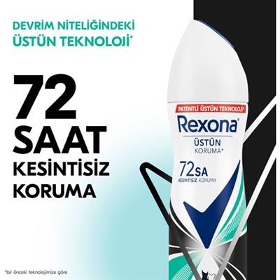 Rexona Kadın Sprey Deodorant Invisible Fresh Deep 72 Saat Kesintisiz Üstün Koruma 150 ml