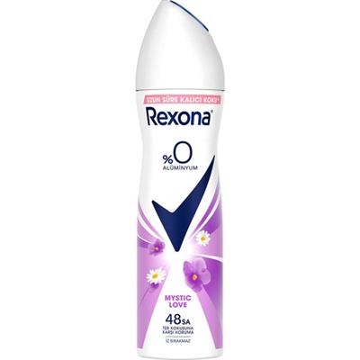 Rexona Kadın Sprey Deodorant Mystic Love %0 Alüminyum 150 ml