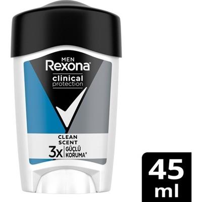 Rexona Men Clinical Protection Erkek Stick Deodorant Clean Scent  Güçlü Koruma 45 ml