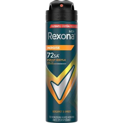 Rexona Men Erkek Sprey Deodorant Energise Bergamot & Amber 150 ml
