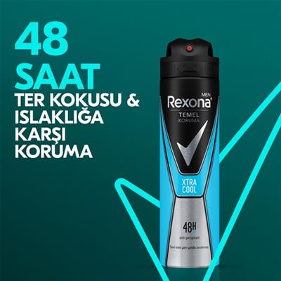Rexona Men Temel Koruma Erkek Sprey Deodorant Xtra Cool Antiperspirant 150 ml
