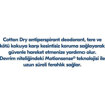 Rexona MotionSense Kadın Sprey Deodorant Cotton Dry Antiperspirant 150 ml