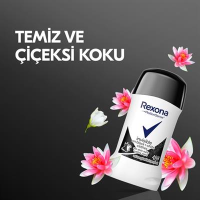 Rexona MotionSense Kadın Stick Deodorant Invisible On Black + White Clothes 40 ml